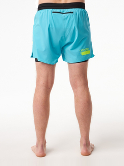 ШОРТЫ МУЖСКИЕ SPEED AERO 5 ELEVATE 2IN1 SHORT | SKYBLUE YELLOW