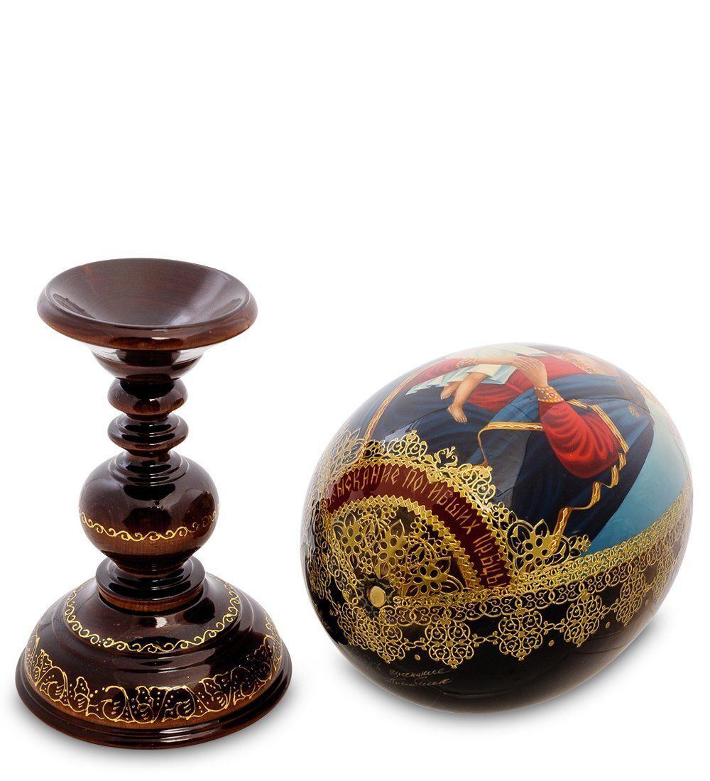 Народные промыслы ИКО-39 Яйцо-икона «Взыскание Погибших» Рябова