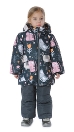 Куртка зимняя мембрана для девочки 2-8 лет Милашка Сьюзи