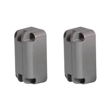 Держатели для бокового крепления ведра арт.226, пластик серый кварц, комплект 2 штуки