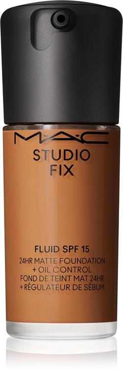 MAC Cosmetics Studio Fix Fluid SPF 15 24HR Matte Foundation + Oil Control - Тональная основа матирующая SPF 15 оттенок NC47, 30 ml