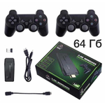 Игровая приставка в стиле ретро "Game Stick Lite" 4k HD TV, 3500+игр, Эмуляторы Ps1 Геймпад Контроллер "2.4g wireless controller"