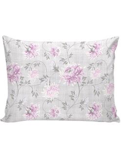 Наволочка комплект 2шт Сказка "Хризантемы" 70х70 см, перкаль