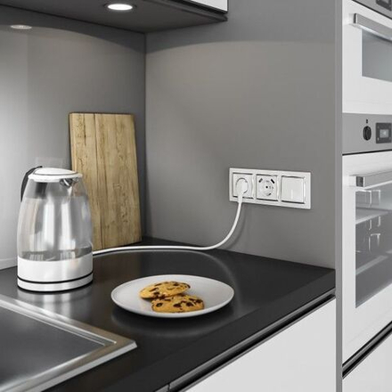 Рамка на 3 поста Snabb (белый/хром)