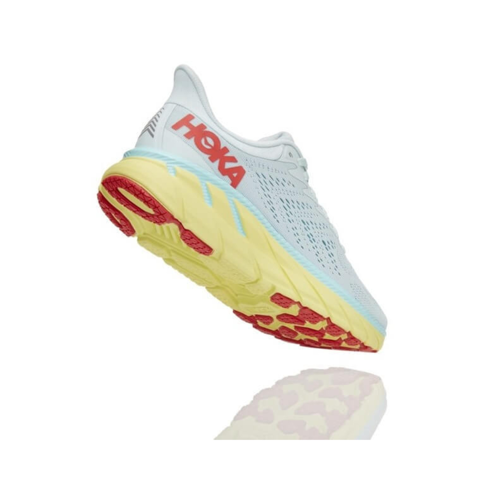 Кроссовки женские HOKA W CLIFTON 7 Morning Mist / Hot Coral