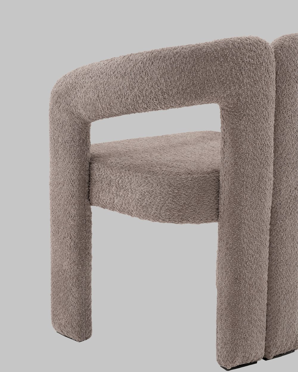 Стул Болинджер букле светло-коричневый
