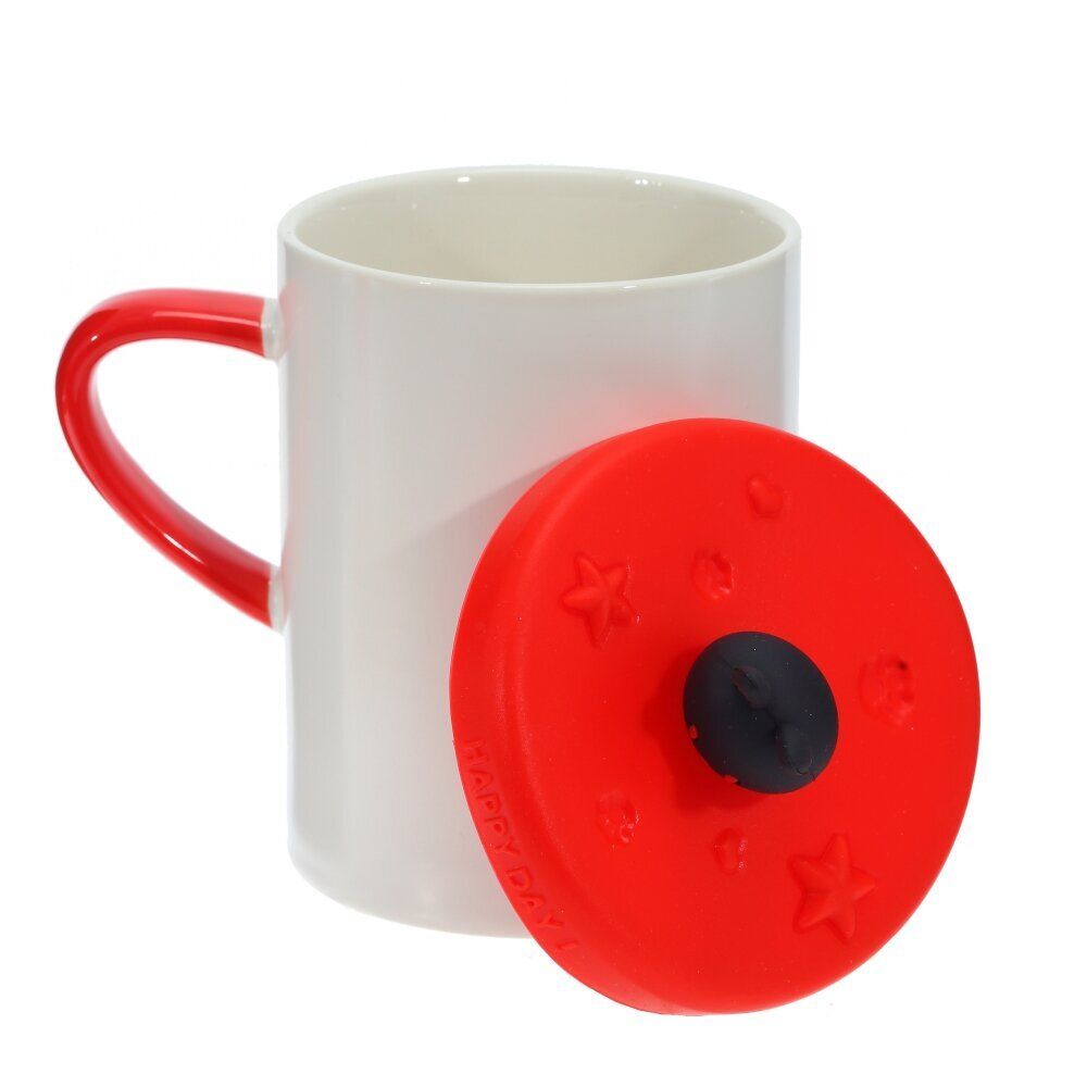 GAEM Кружка с крышкой, 400 мл, L12 W8,5 H14,5 см, 4в.