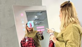 Новое "Умное зеркало" поможет увеличить конверсию продаж и снизить возвраты и повысить средний чек