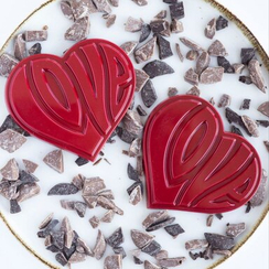 798 | Форма для шоколадных плиток "Сердце" (275*135 мм)