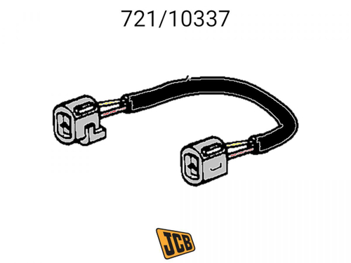 Штекер разъем кабины и фишки стоп фары JCB 721/12139