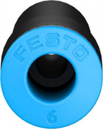 Переходник цанговый со вставной втулкой Festo QS-10H-6 (комплект 10 шт)