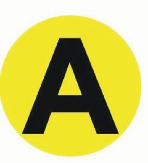 Наклейка "A" d=20 EKF PROxima (100.00 шт.)