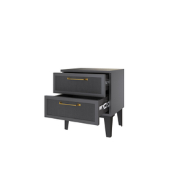 Толедо Корпус кровати ТКР-1 (1,4) графит серый