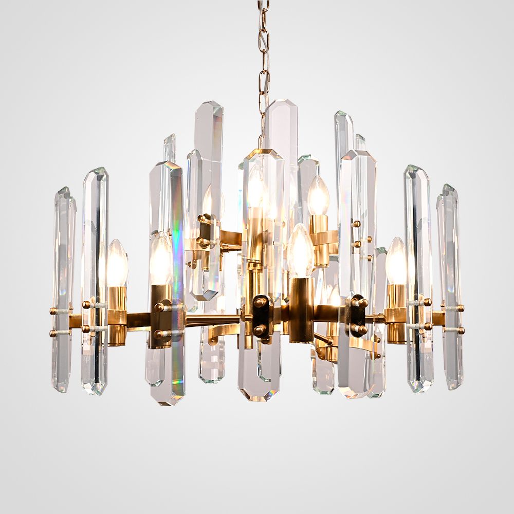Подвесная Люстра Rh Bonnington Chandelier Natural Brass D660 By Imperiumloft