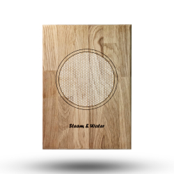 Дубовая сетка для динамика SW 525 White - Wood CORNER (прямоугольная угловаяя)