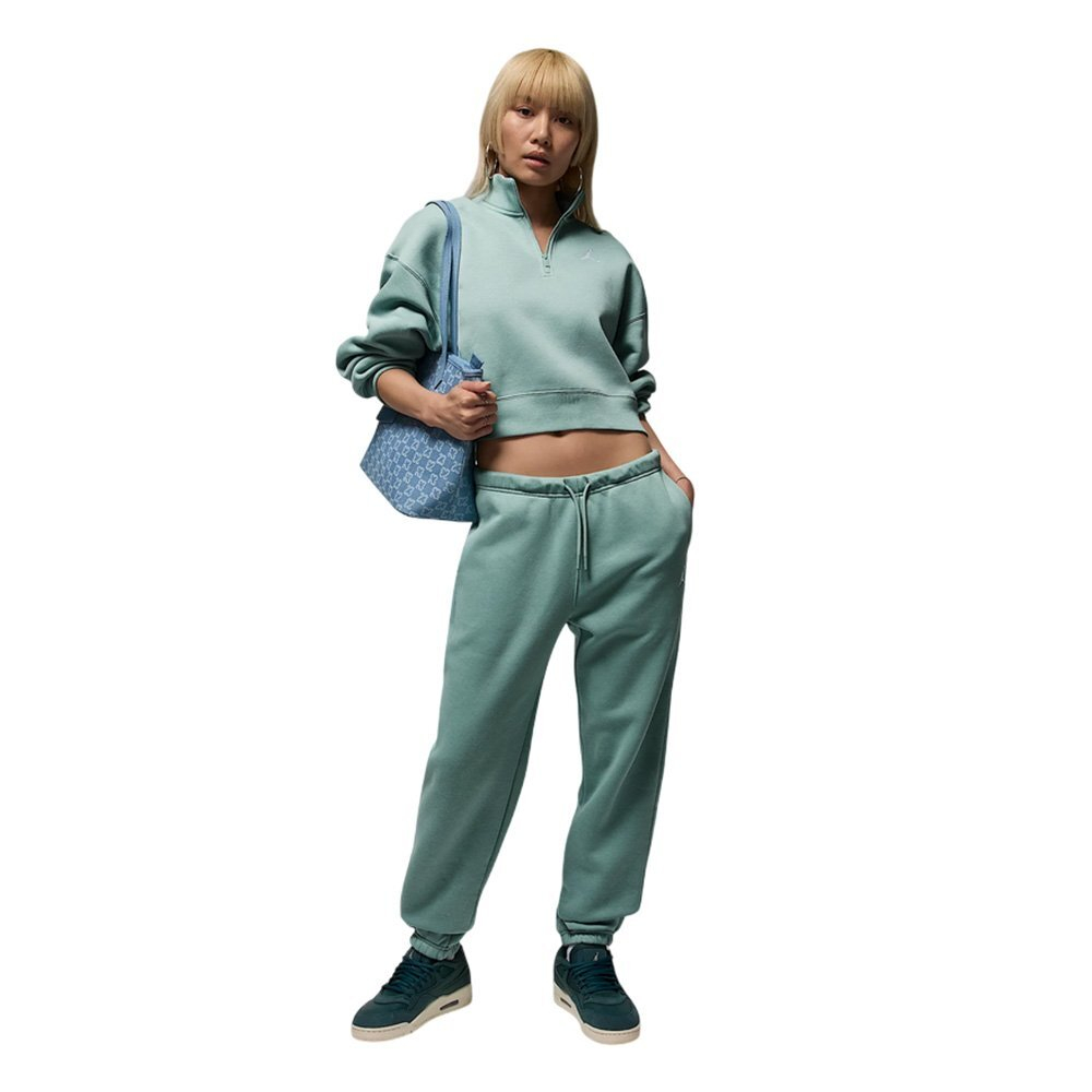 Баскетбольные женские штаны Jordan Brooklyn Fleece Green Pants