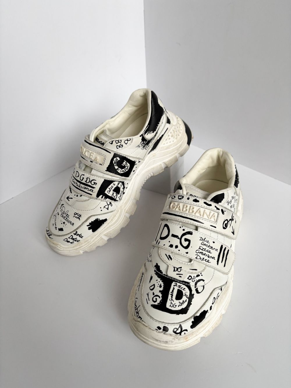 Кожаные кроссовки Dolce & Gabbana, 31