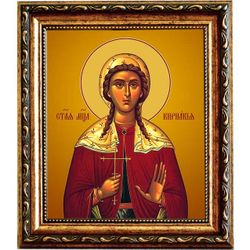 Кириакия Римская мученица. Икона на холсте.