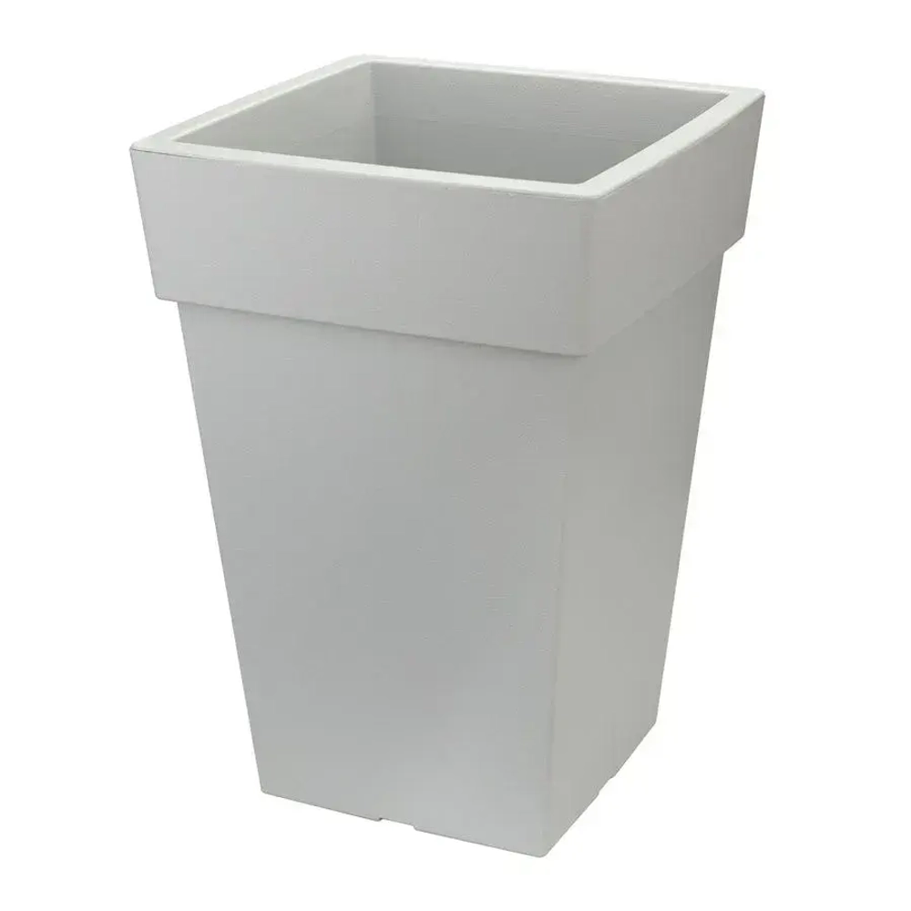 Кашпо ТУБУС 200мм 4,5л смоки (комплект 3 шт)