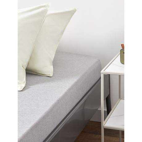 Простыня на резинке 160х200х30см Tkano Essential серо-бежевая tk23-fs0009