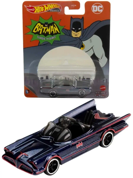 Машинка Хот Вилс Премиум TV Series Batmobile DMC55 HCP10
