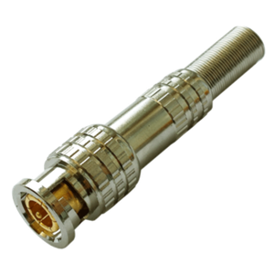 РАЗЪЕМ TS BNC штекер под винт с пружиной, металл
