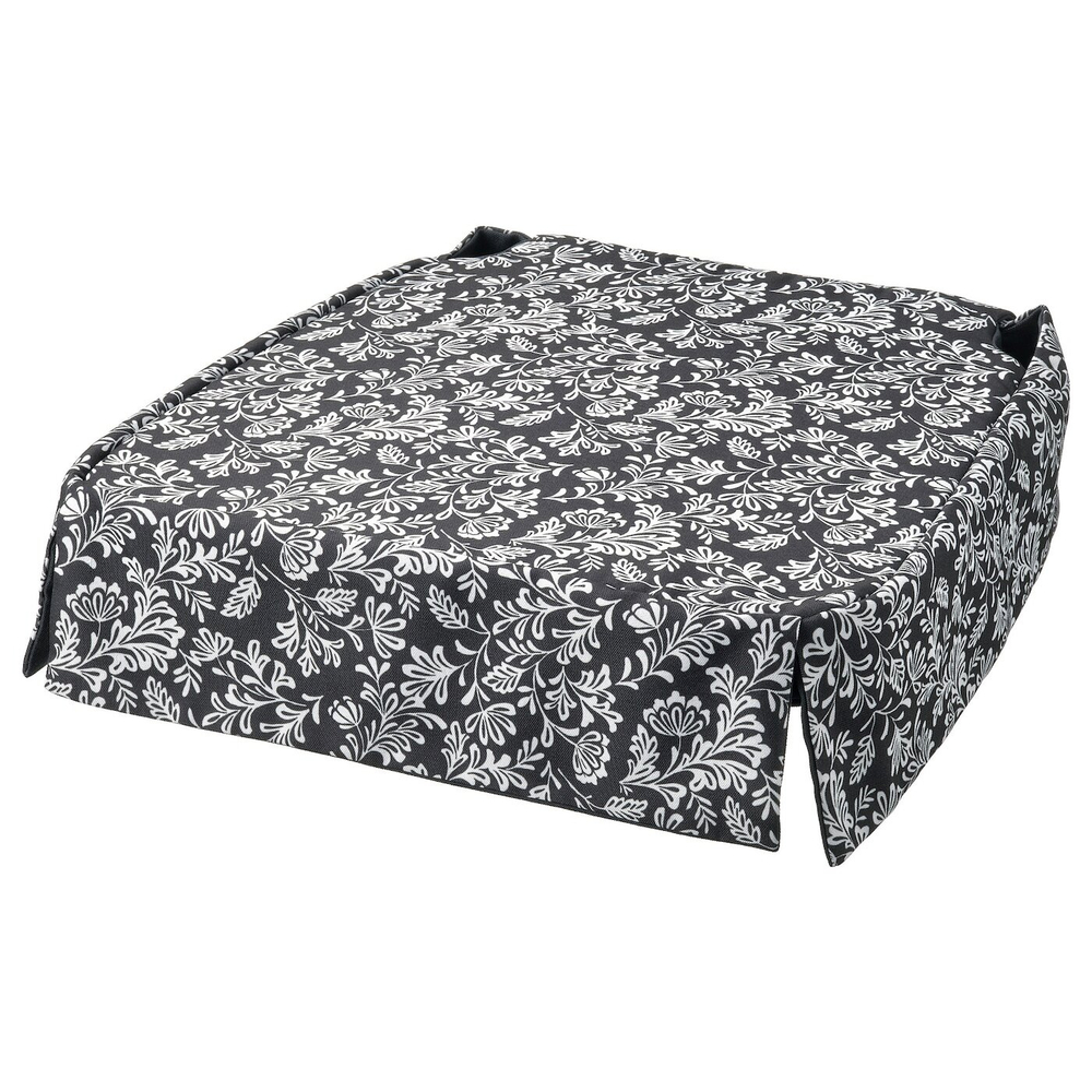 IKEA DVÄRGDUNÖRT  (ИКЕА ДВÄРГДУНÖРТ)  -  Подушка для стула, серо-белая, 42/35x42x4 см