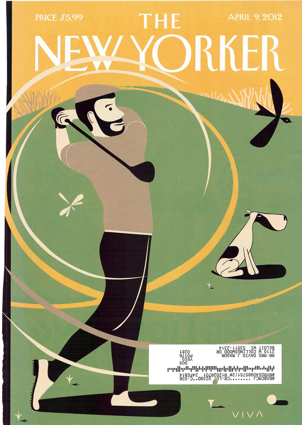 Журнал The New Yorker 09-04-2012, обложка