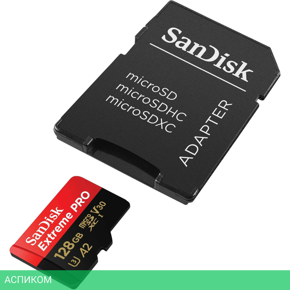 Карта памяти SanDisk microSDXC 128GB Ultra Class 10 (SDSQXCD-128G-GN6MA)