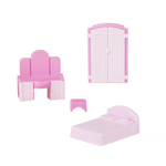 Набор мебели для кукол "Спальня" 4 предмета (Совтехстром)