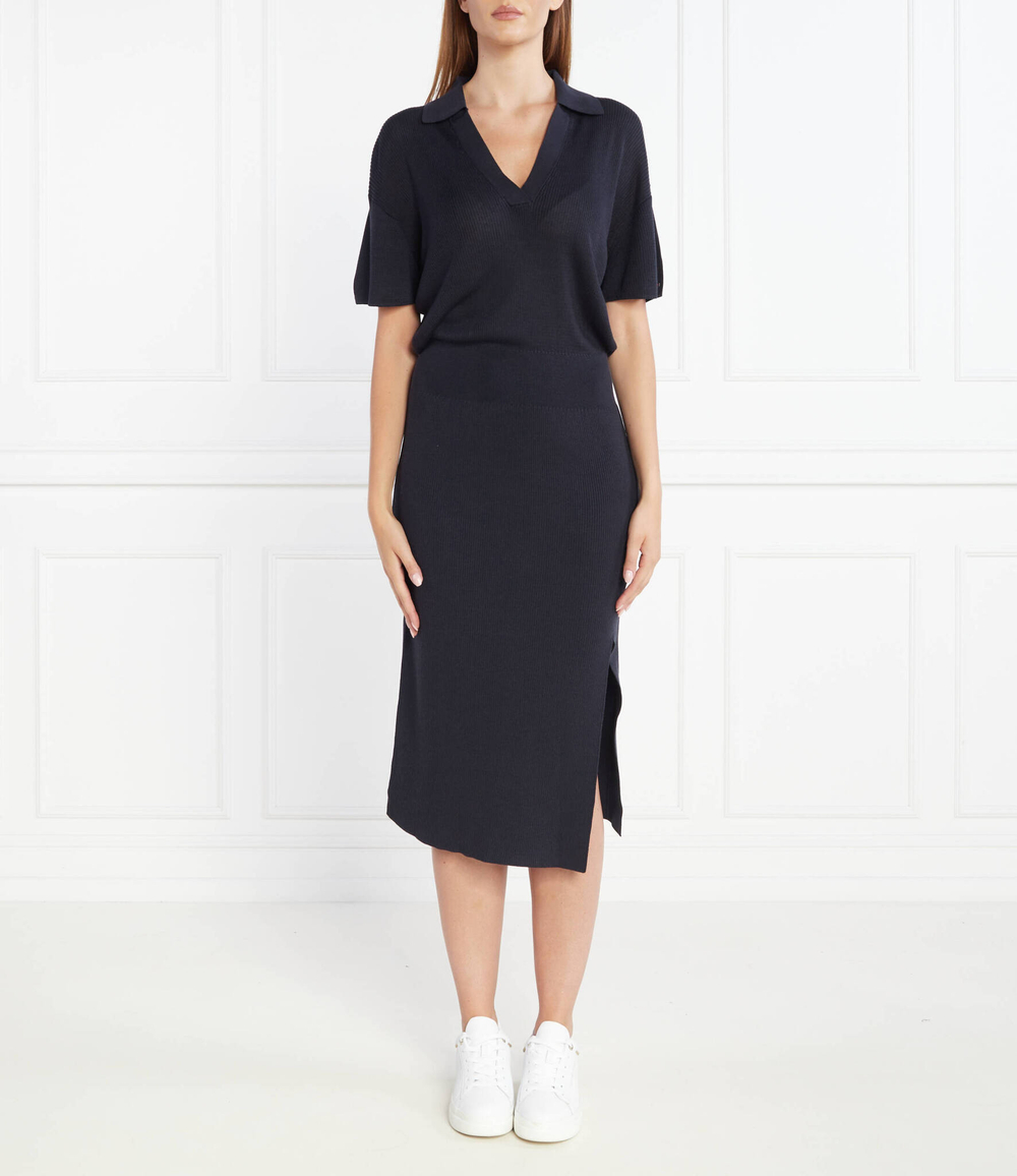 Платье OPEN ПОЛО BLOUSSON SS Tommy Hilfiger - темно-синий(WW0WW38886)