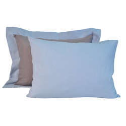 Постельное белье 2 спальное евро макси Casual Avenue Hampton дым-голубое наволочки