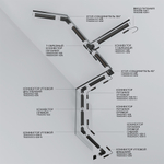Шинопровод магнитный встраиваемый Maytoni Exility TRX034-421B  1м