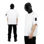 Футболка Heartz «Waveform» Raglan Kimono белая