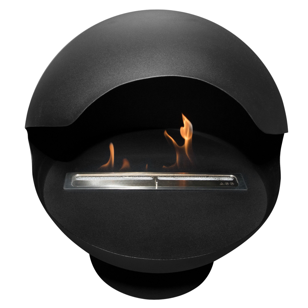 Каминокомплект:Биокамин Firelight BFP/F-55 Sphere+Набор керамических камней М, белые