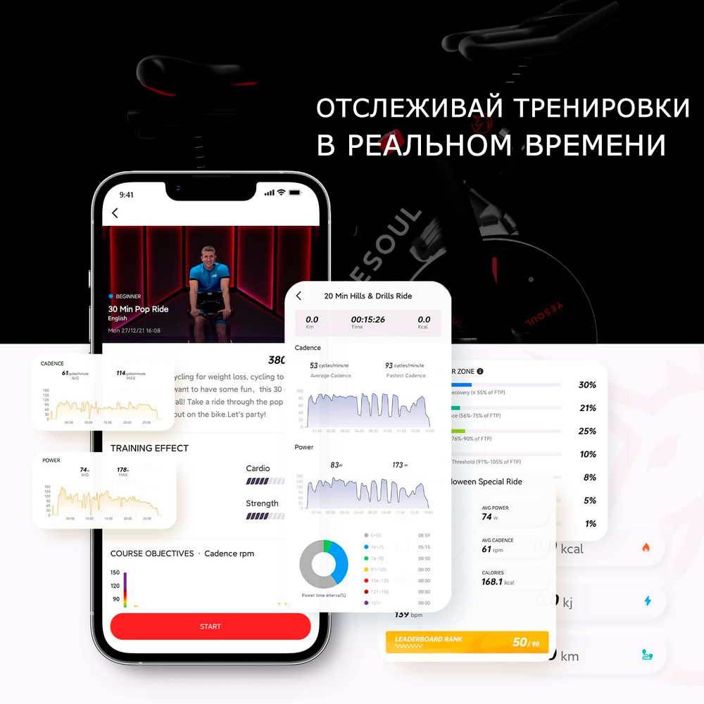 Xiaomi Велотренажер Yesoul BS3-W PRO