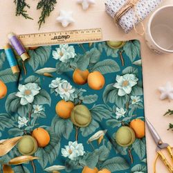 Ткань премиум дюспо фруктовый сад