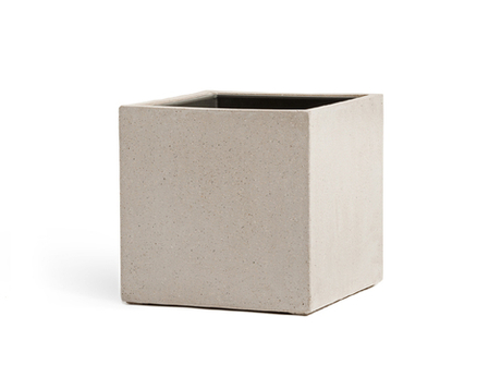 Кашпо TREEZ Effectory - серия Beton - Куб