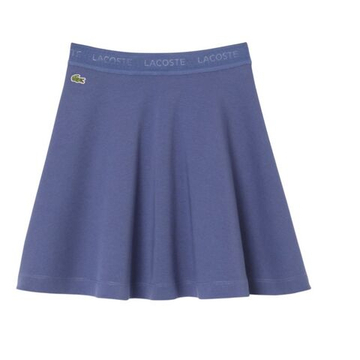 Детская теннисная юбка Lacoste Elastic Waist Interlock