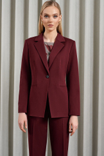 1838 Жакет женский (бордовый)