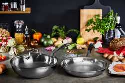 Сковорода-вок с крышкой Tefal Eternal Mesh Frypan 28 см E4971634