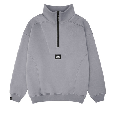 Свитшот Hook Зип «Лого» серый