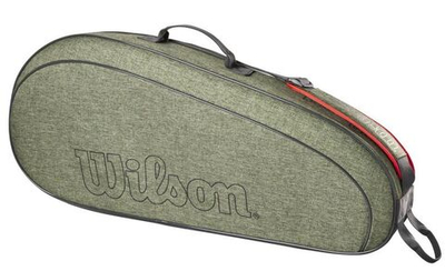 Сумка теннисная Wilson Team 3 PK Racket Bag - heather green