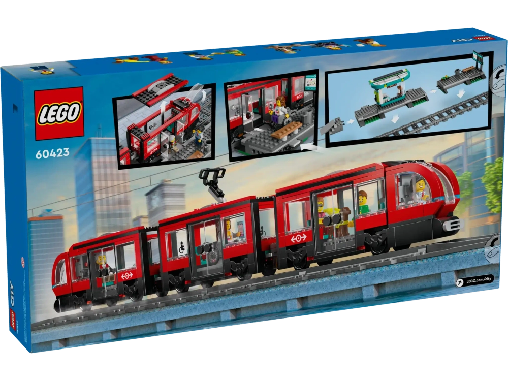 Конструктор LEGO City 60423 Троллейбус и станция