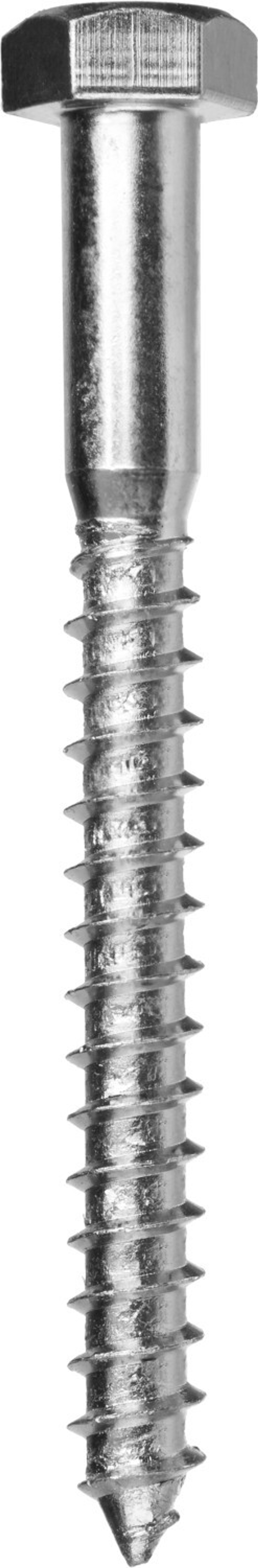 Шурупы ШДШ с шестигранной головкой (DIN 571), 100 х 12 мм, 15 шт, ЗУБР