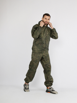 Костюм для активного отдыха Prival Ветровлагозащитный, мужской, кмф Пиксель