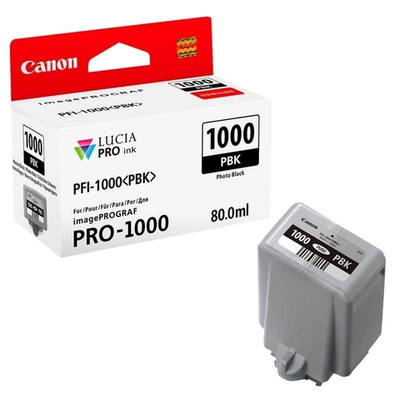 Картридж Canon PFI-1000PBK (photo black) 80 мл