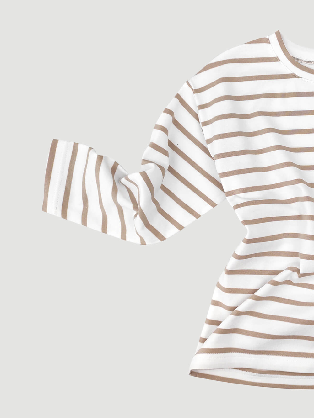 Лонгслив Mjölk в полоску