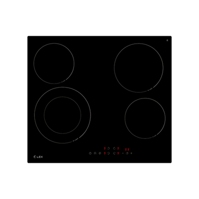 Lex EVH 6041 BL  панель стеклокерамическая электрическая