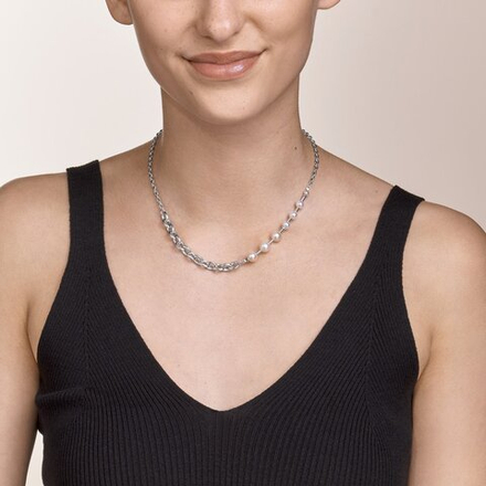 Колье Coeur de Lion White-Silver 1101/10-1417